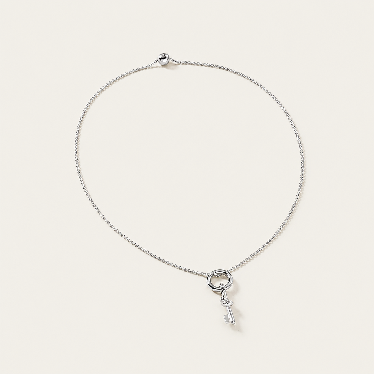 Knot & Key Necklace
