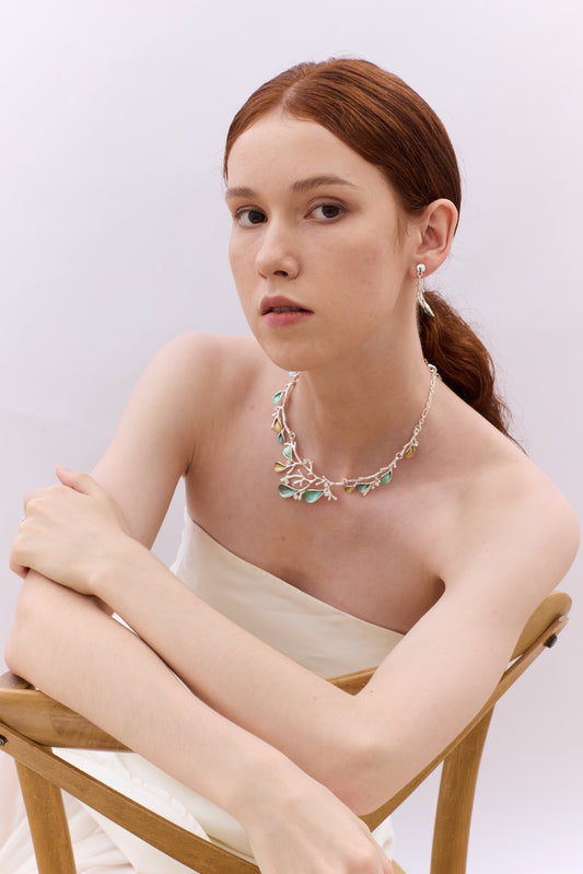 Night Sylph Green Necklace