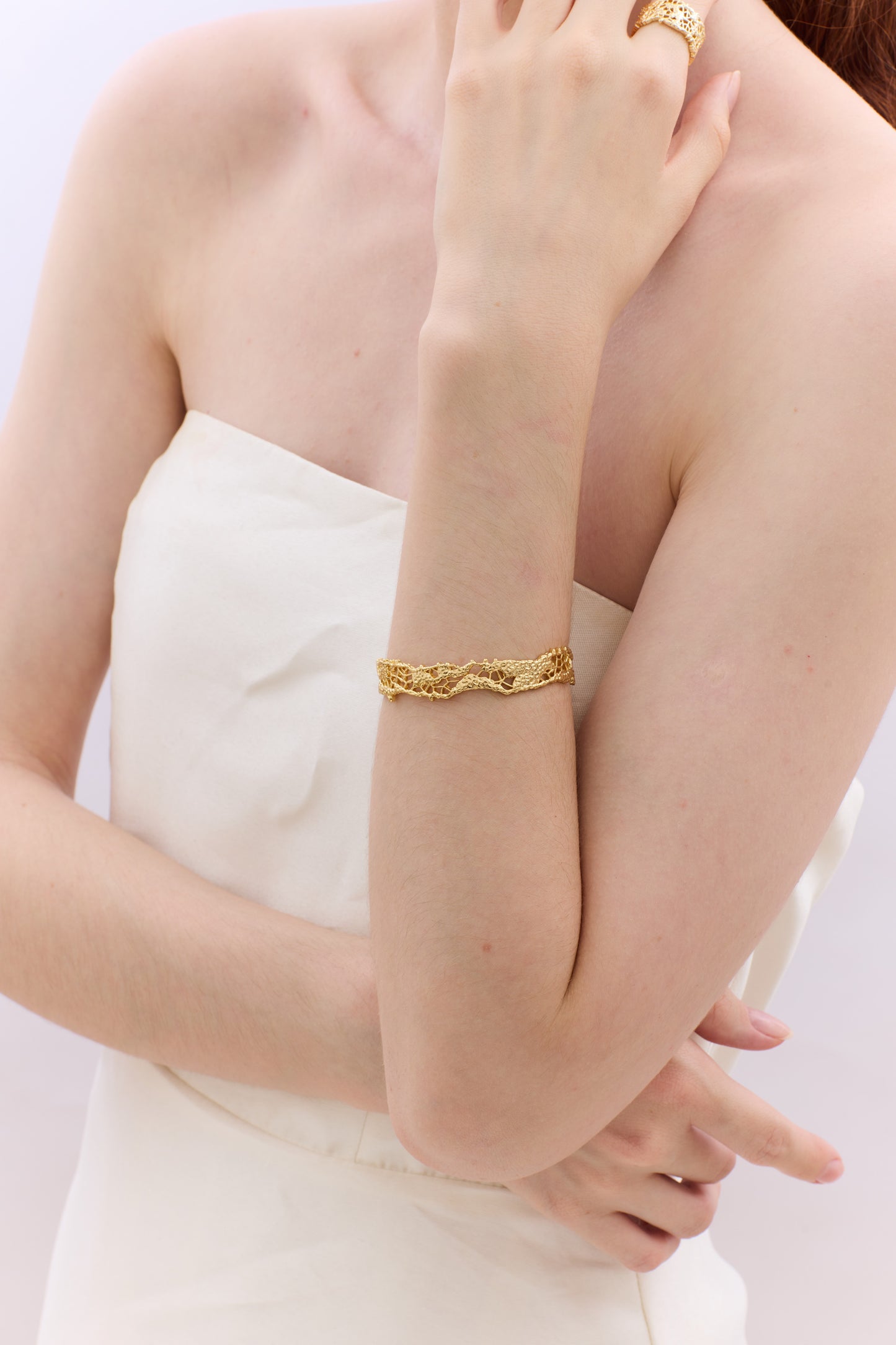 Golden Lace Bracelet