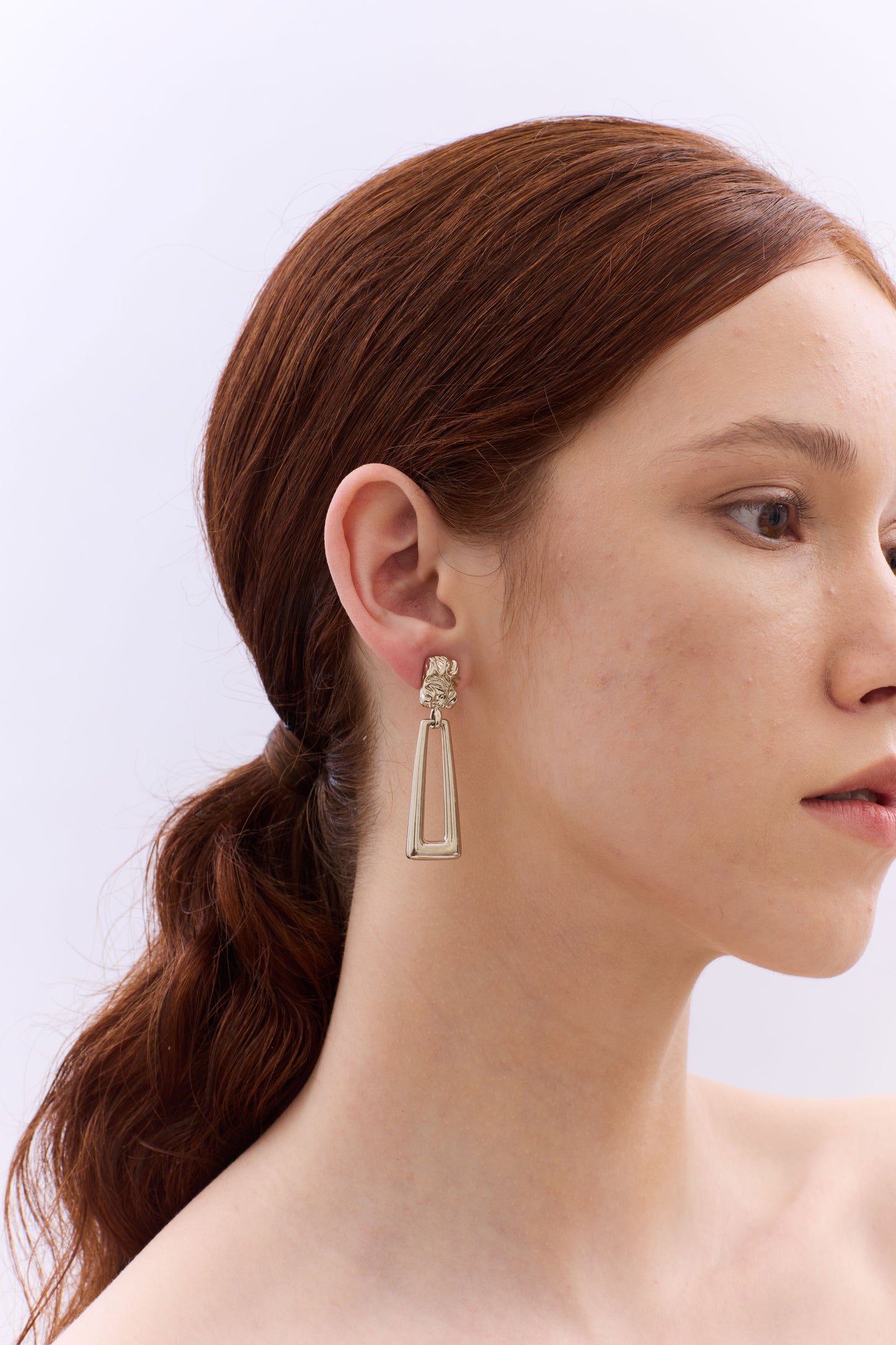 Gilded Portal Earring