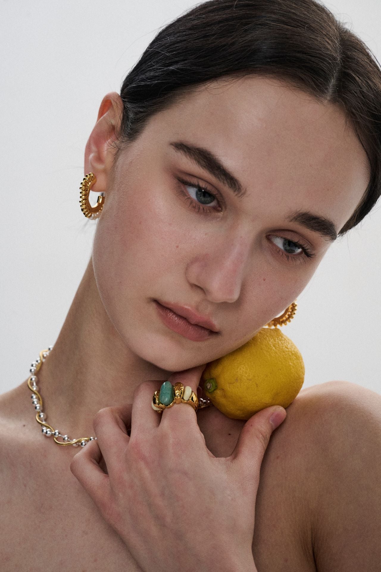 Baroque Bloom Hoops
