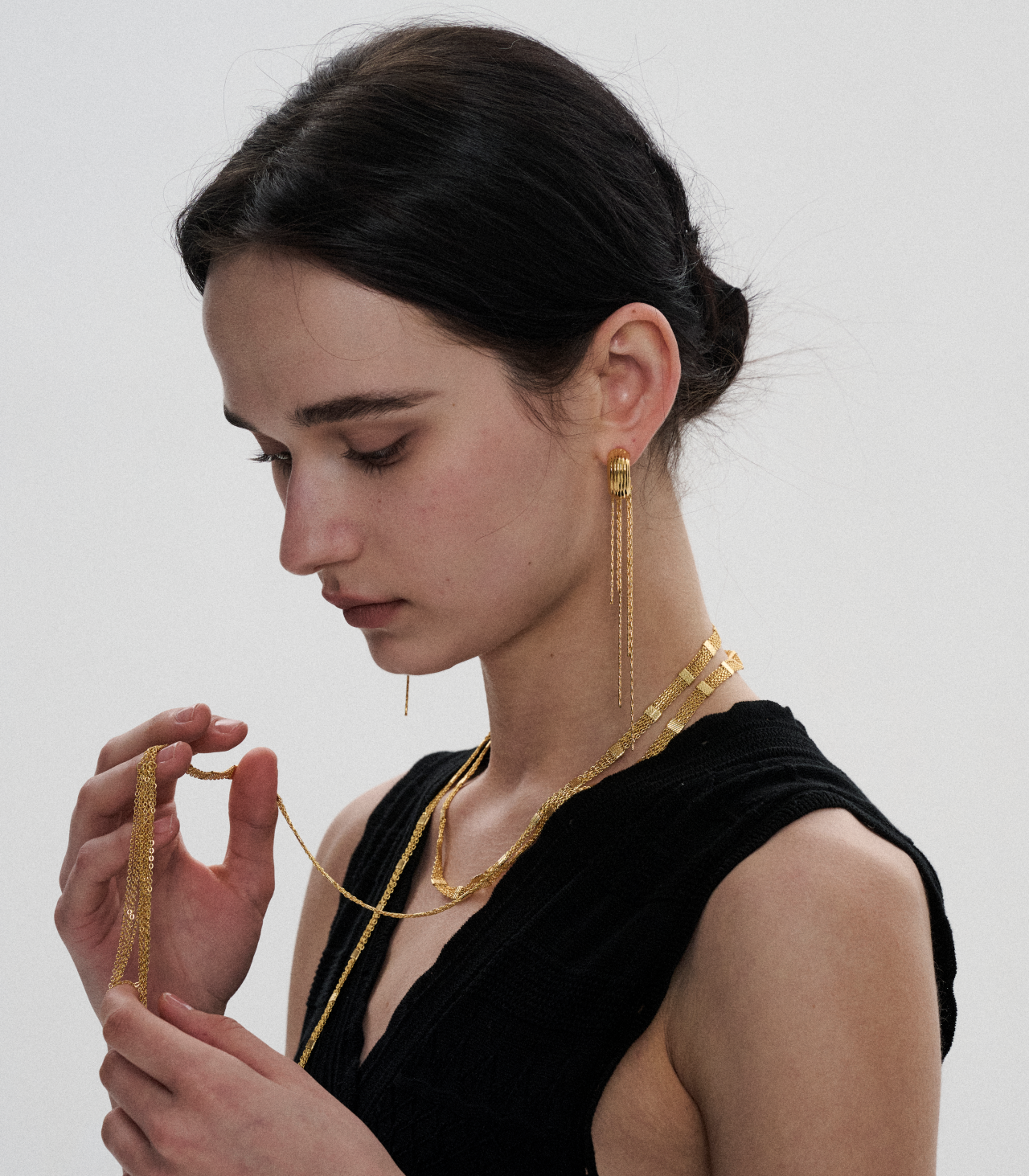 Golden Cascade Necklace