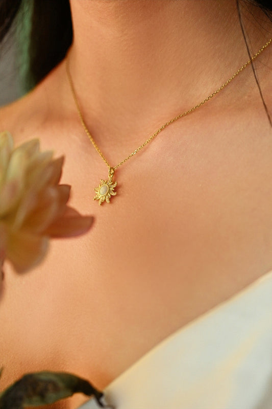 Sunburst Pendant Necklace