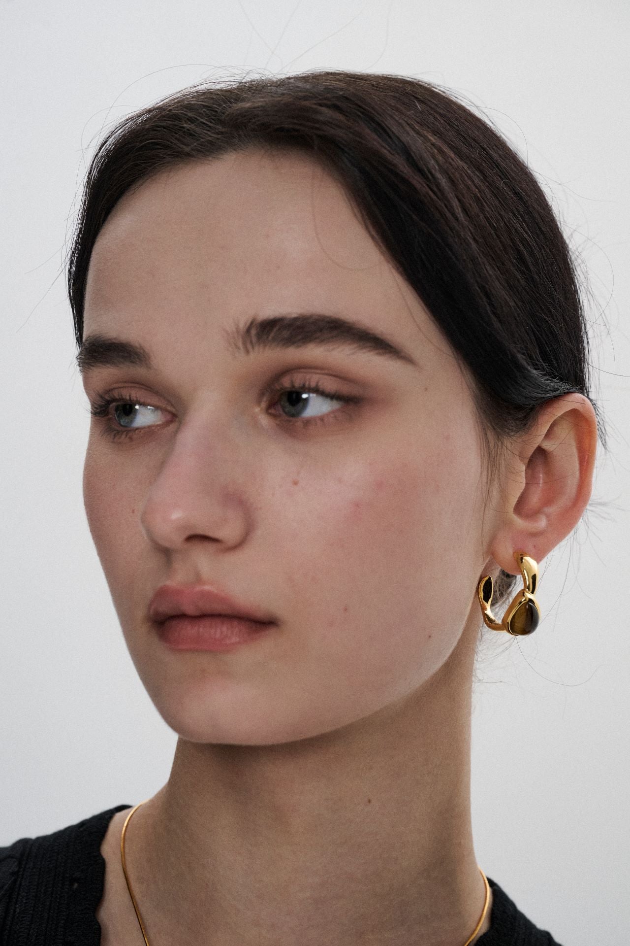Tiger Stone Hoops