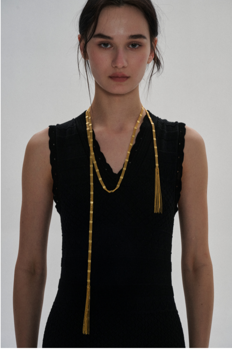 Golden Cascade Necklace