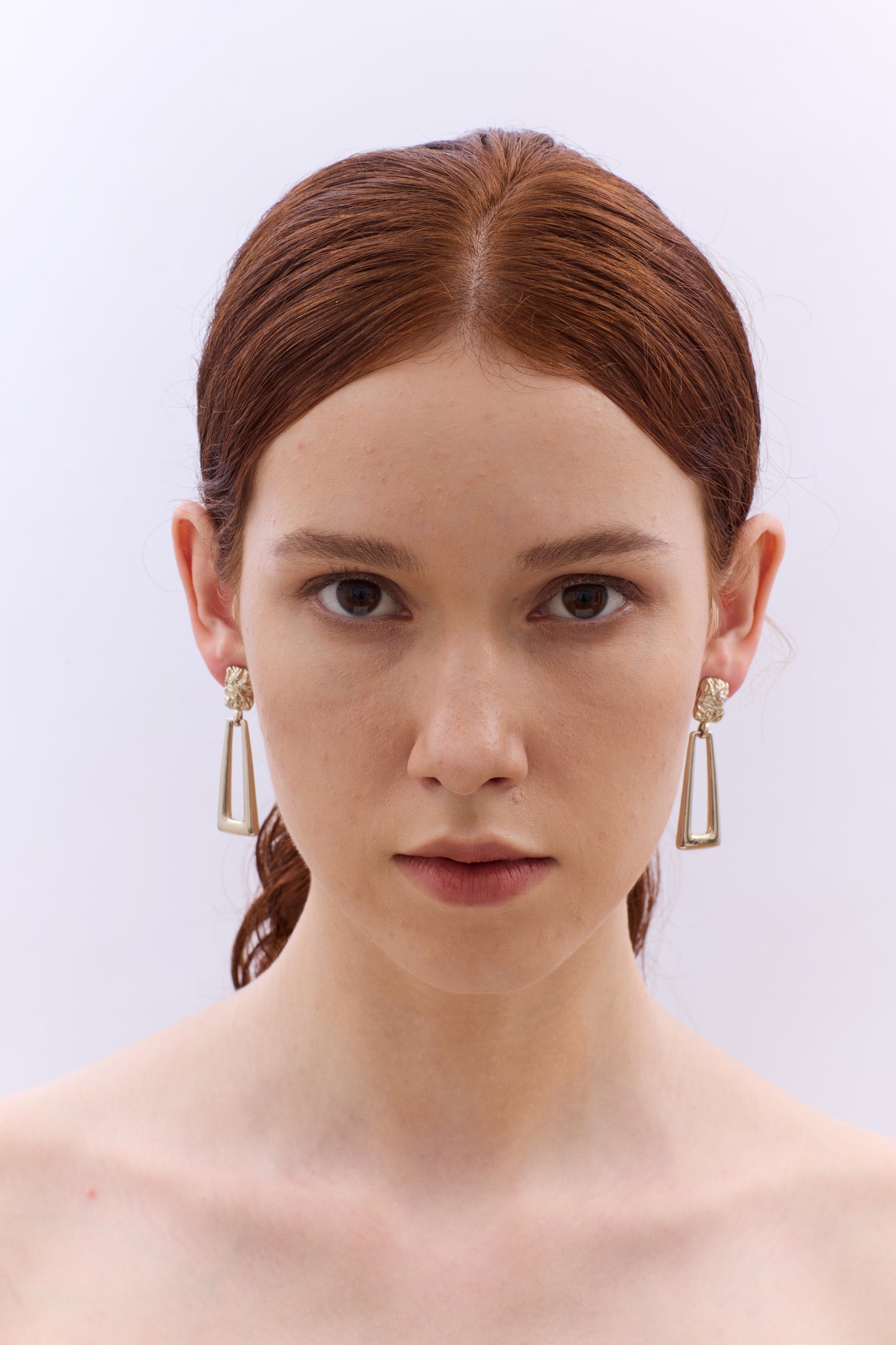 Gilded Portal Earring