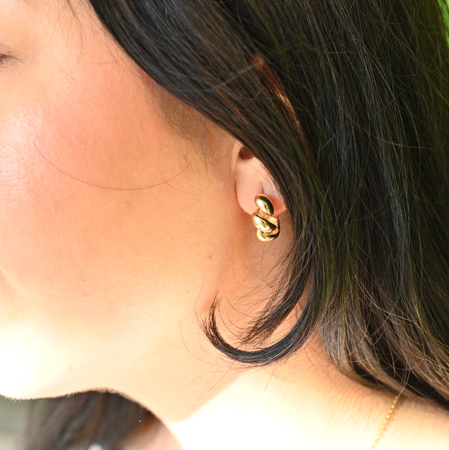 Gleaming Spiral Hoops