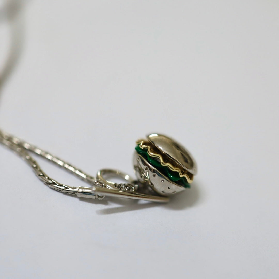 Burger Charm Necklace