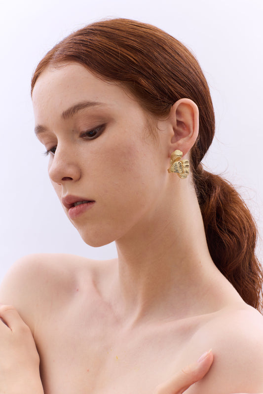 Ginkgo Whisper Earring