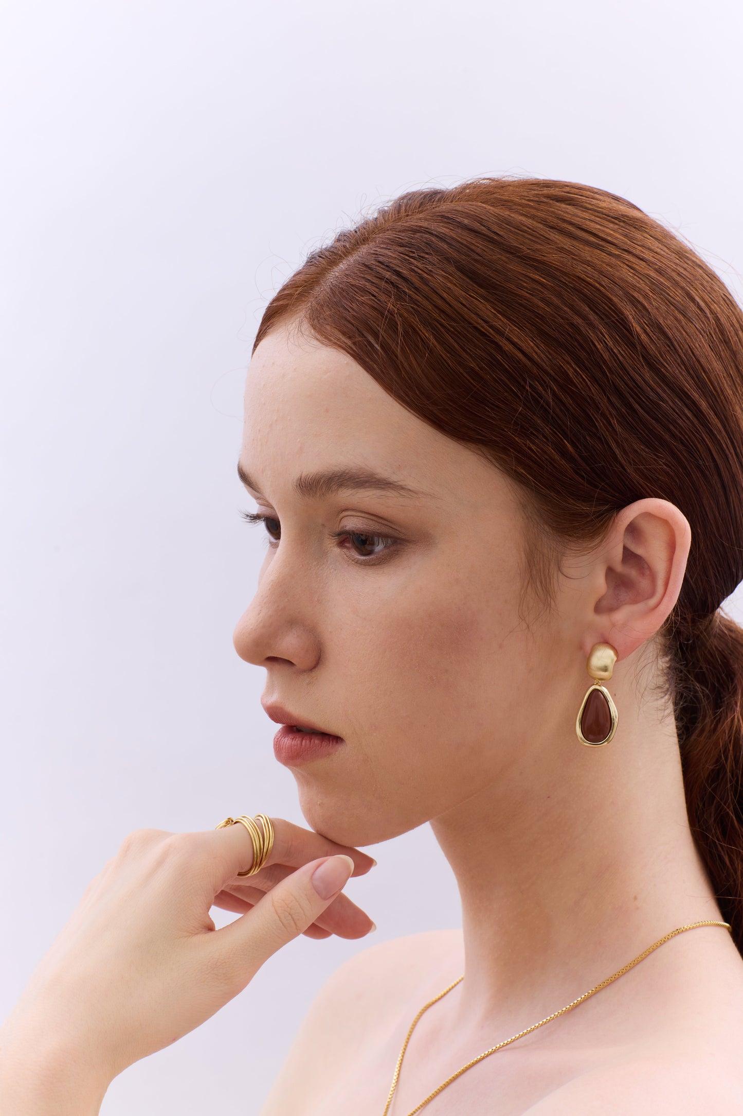 Terracotta Drop Earrings