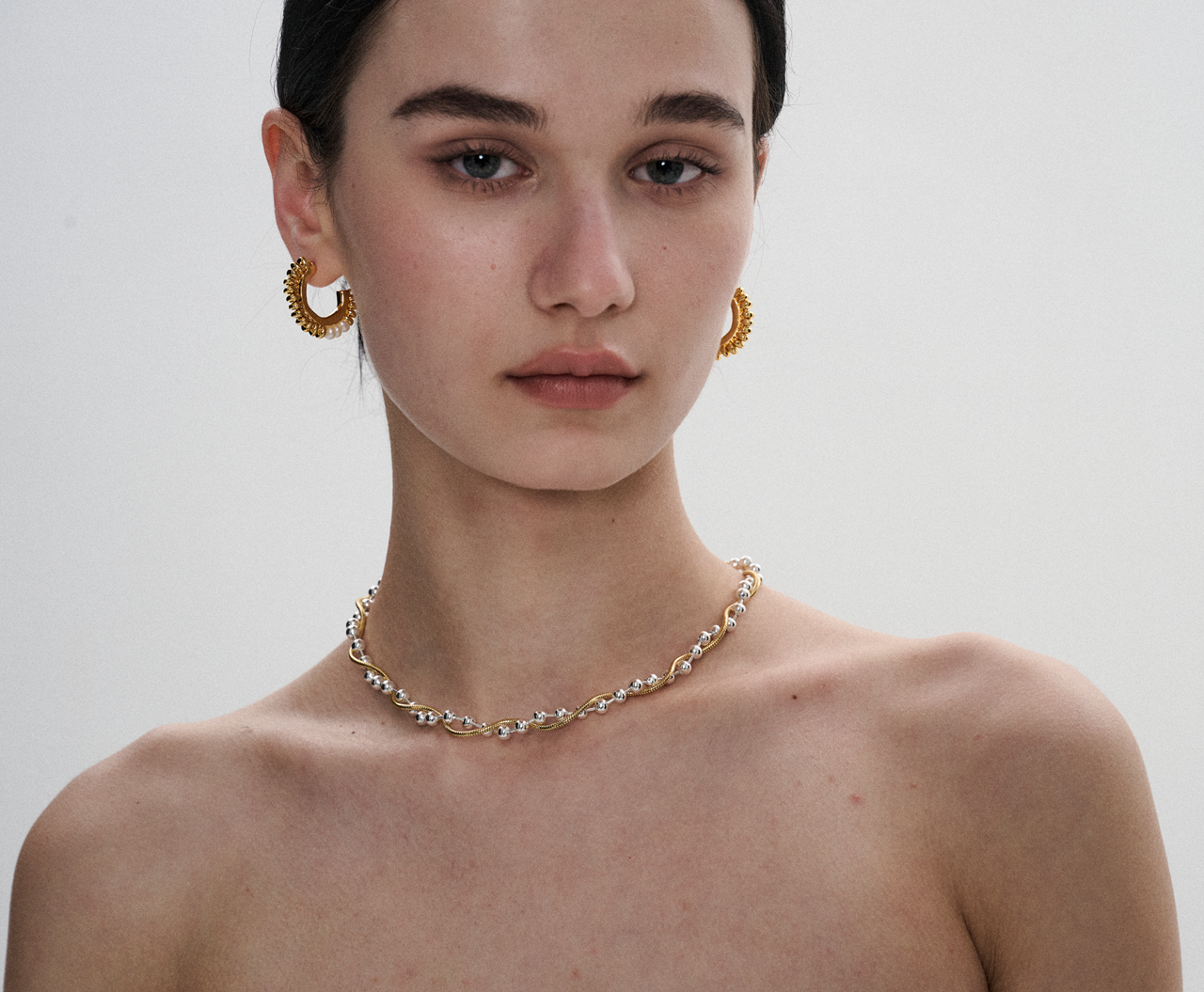 Baroque Bloom Hoops