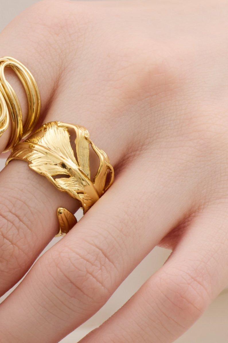 Whispering Leaf Ring