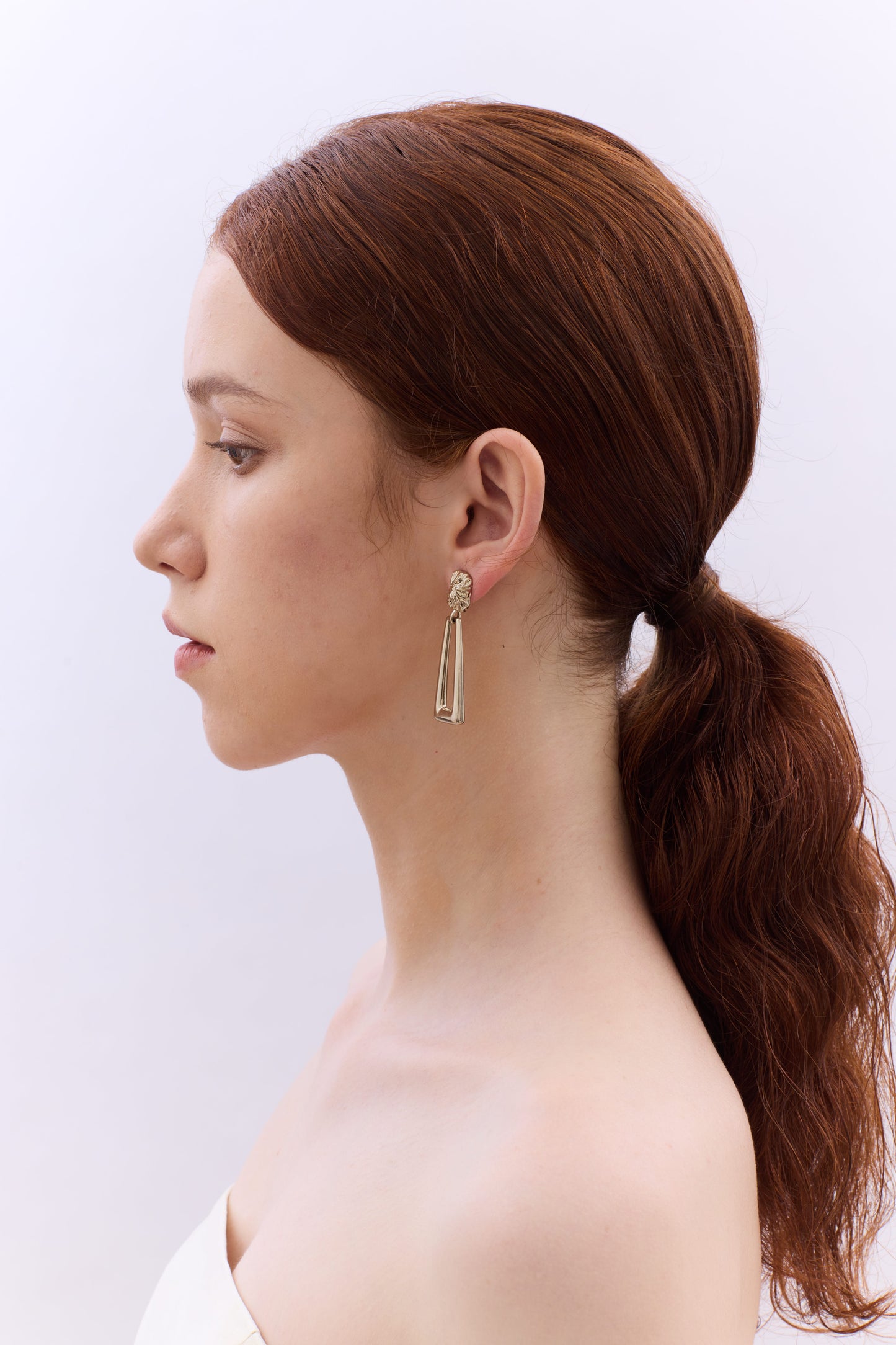 Gilded Portal Earring