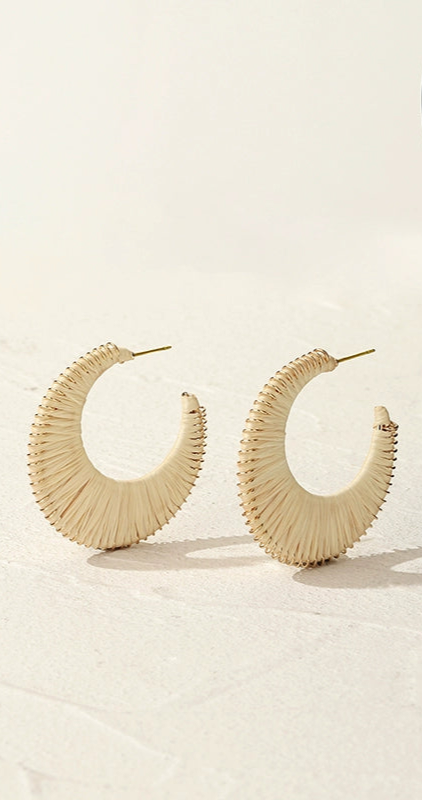 Golden Horizon Hoop Earring