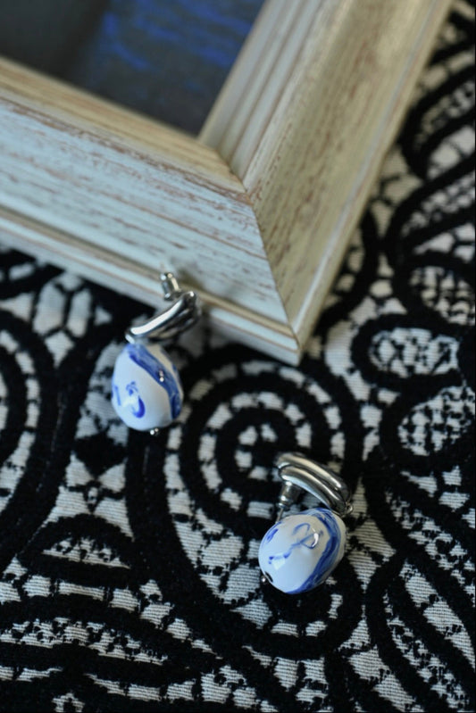 Indigo Marble Drops