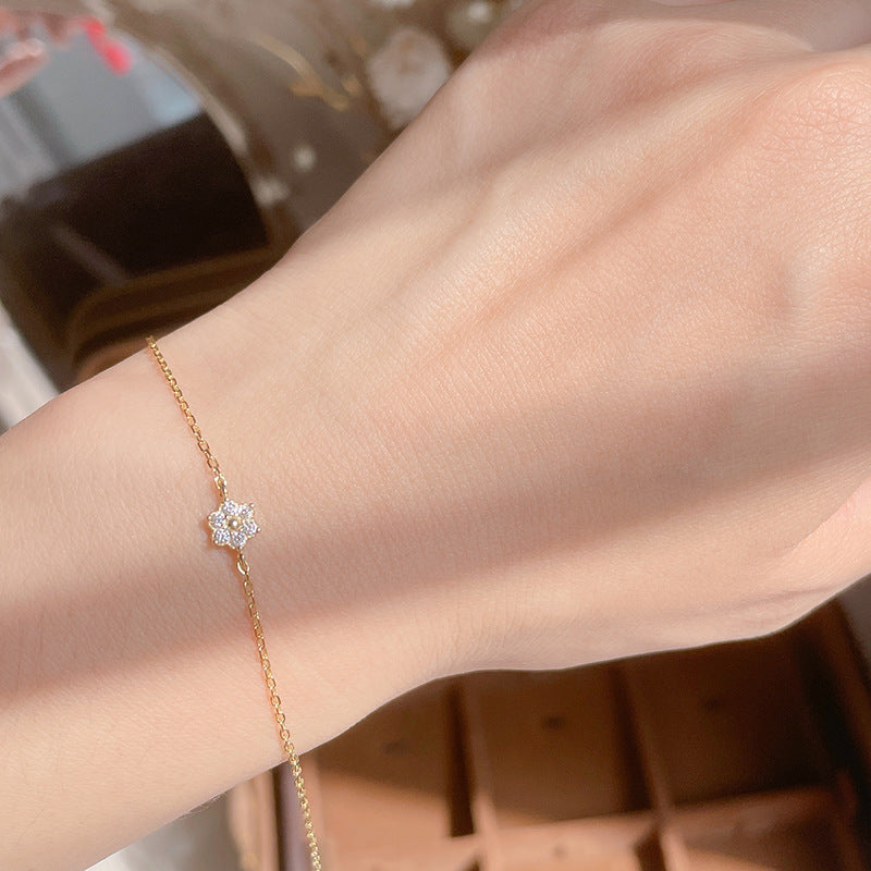 Dewdrop Flower Bracelet