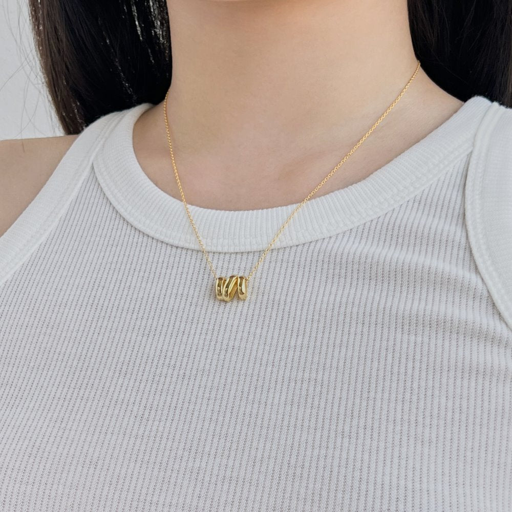 Triple Ring Necklace