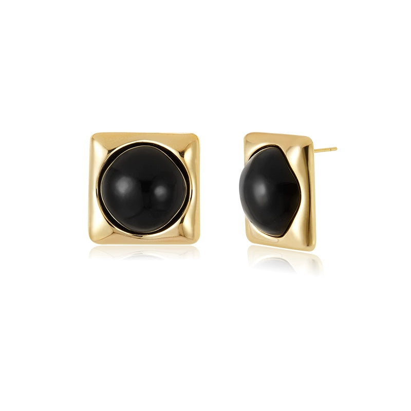 Midnight Frame Earring