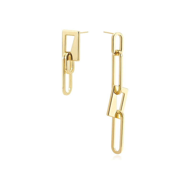 Golden Labyrinth Earring
