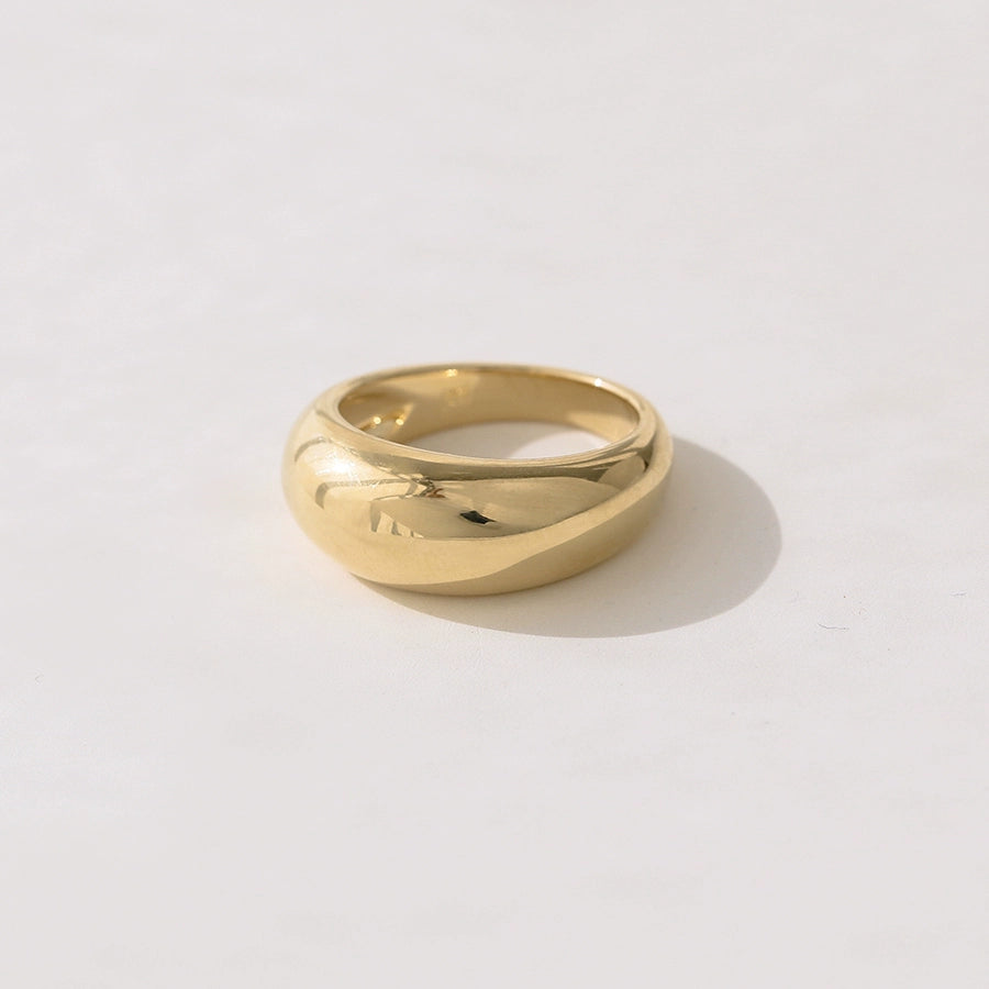 Bold Curved Band Ring