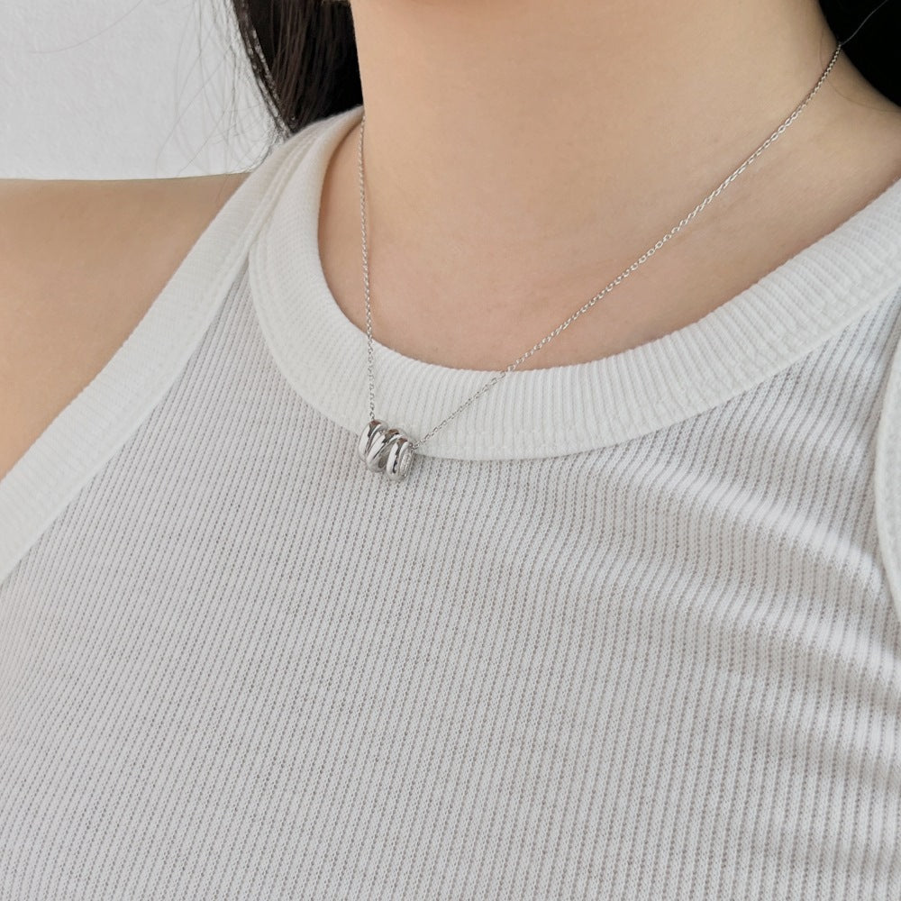 Triple Ring Necklace