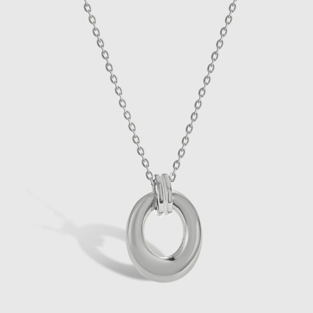 Oval Pendant Necklace