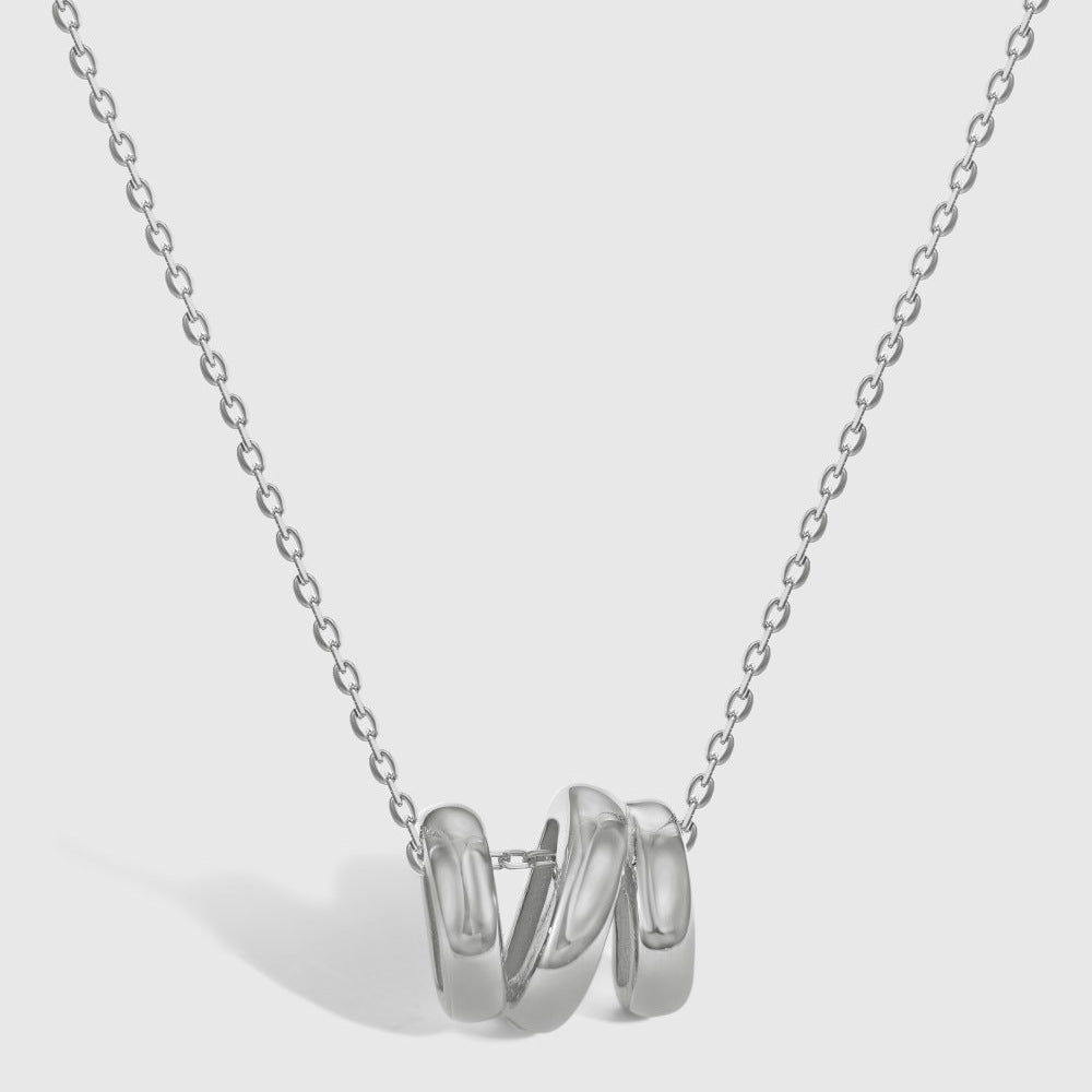 Triple Ring Necklace