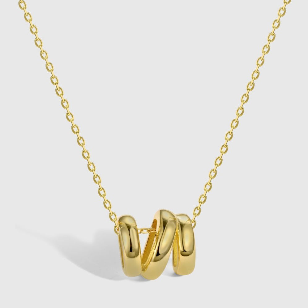 Triple Ring Necklace