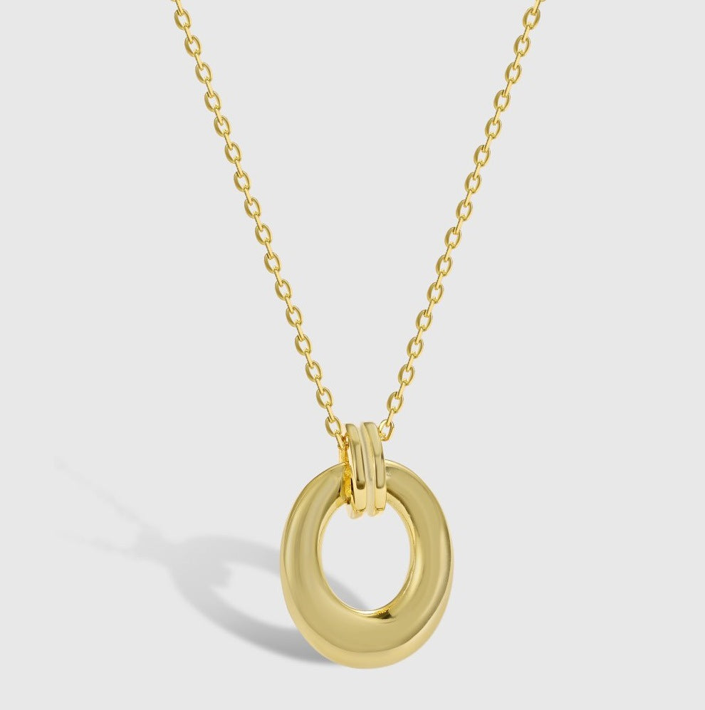Oval Pendant Necklace
