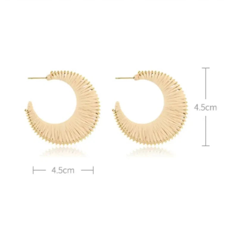 Golden Horizon Hoop Earring