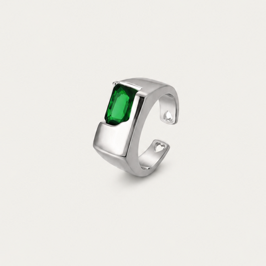 Emerald Flame Ring