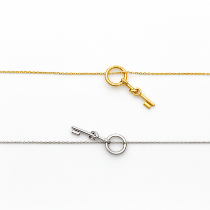 Key Circle Necklace