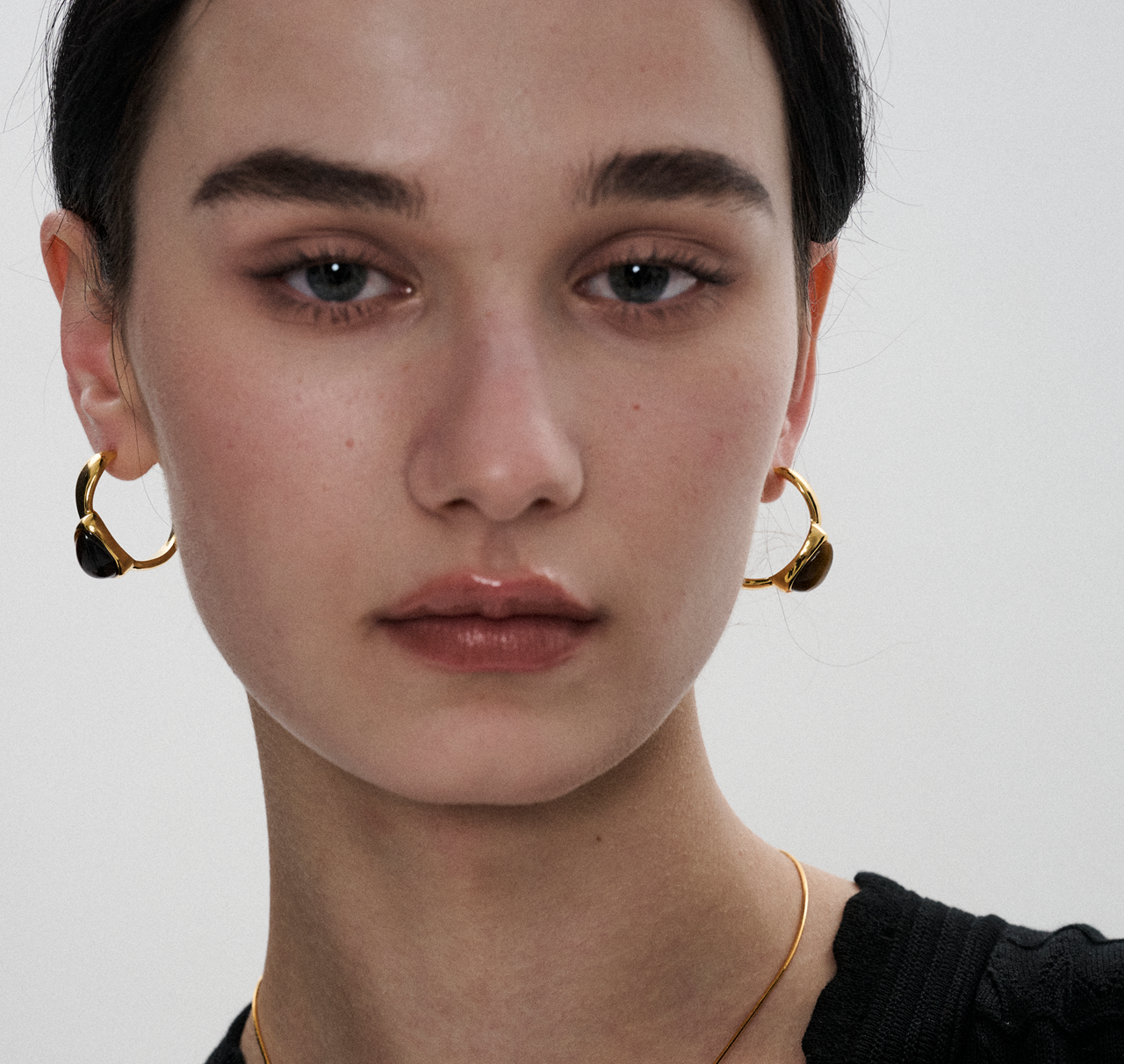 Tiger Stone Hoops