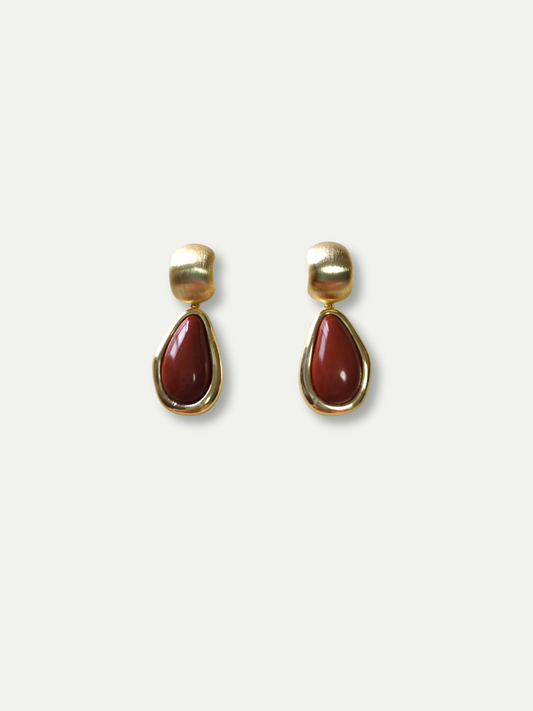 Terracotta Drop Earrings