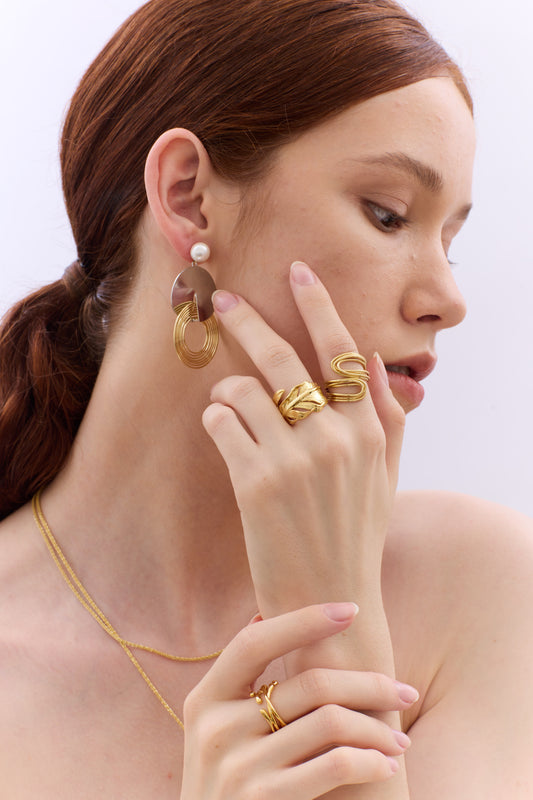 Whispering Leaf Ring