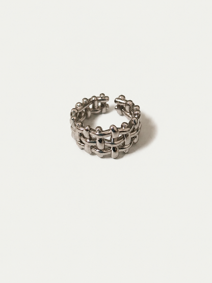 Grid Bold Ring