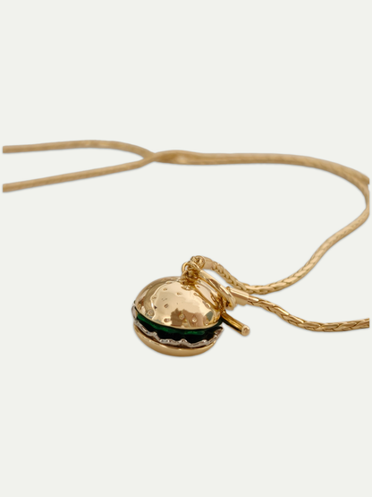 Burger-Anhänger-Halskette