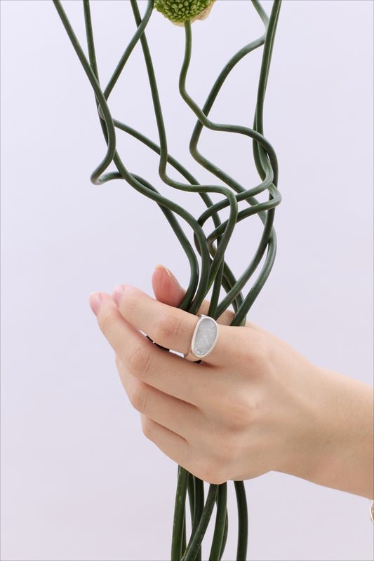 Moonlit Stone Ring