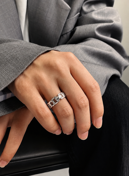 Iron Maze Ring