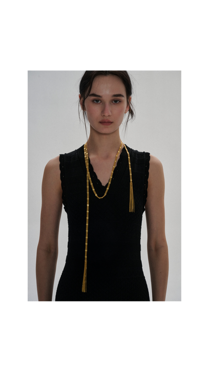 Golden Cascade Necklace
