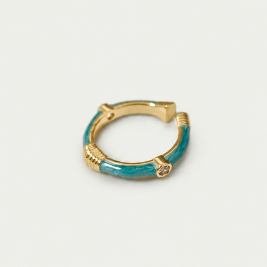 Azure Beam Ring