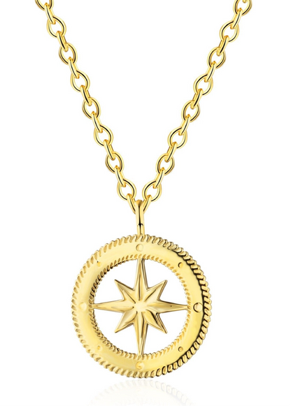 Compass Pendant Necklace