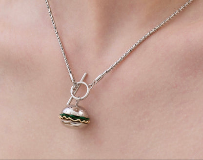 Burger-Anhänger-Halskette