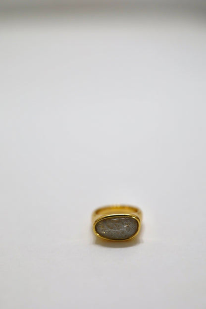 Moonlit Stone Ring
