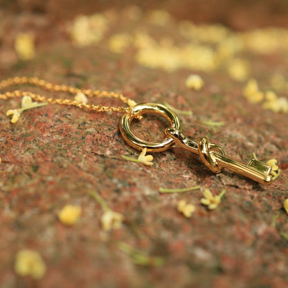 Key Circle Necklace