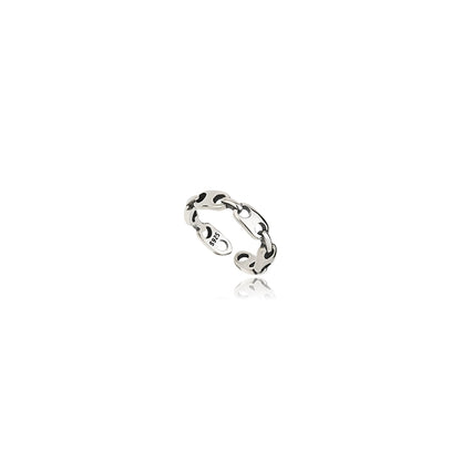 Silver Link of Eternity Ring