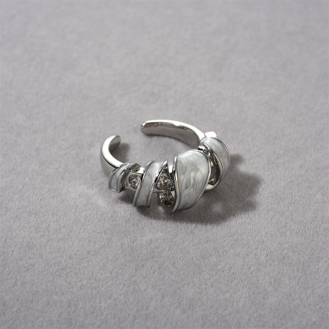 Lunar Petal Ring