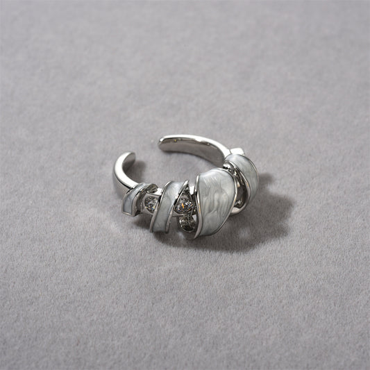 Lunar Petal Ring