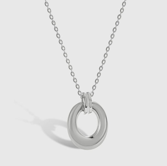 Oval Pendant Necklace