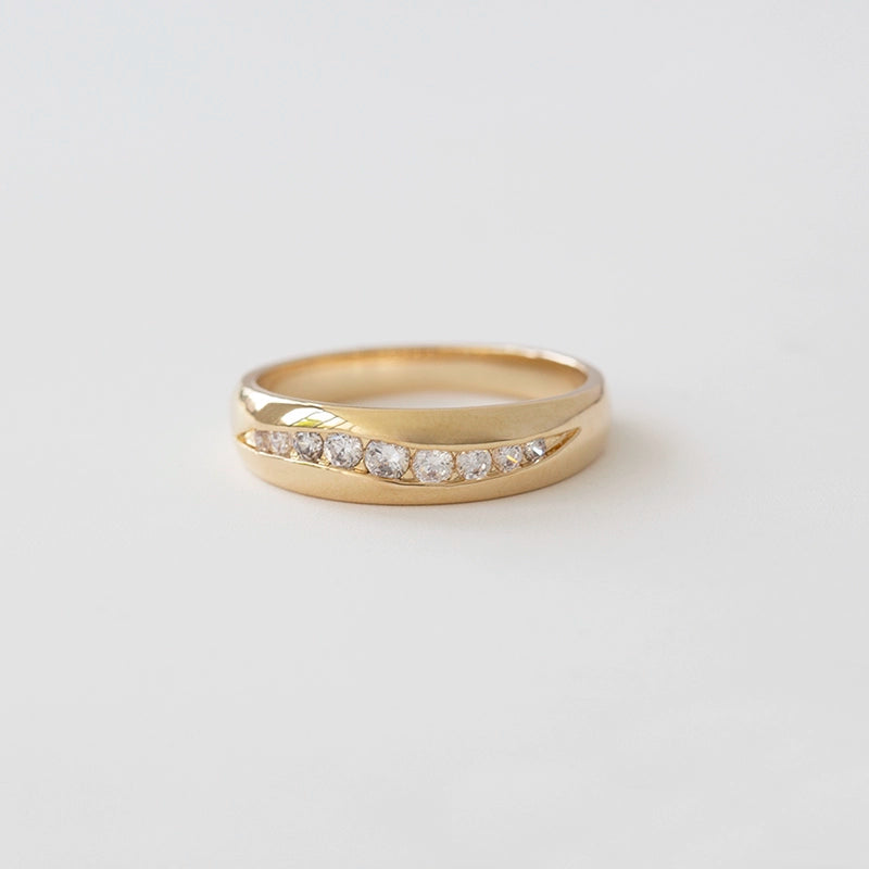 Channel Diamond Ring Band